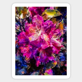 The Colourful Rhododendron Sticker